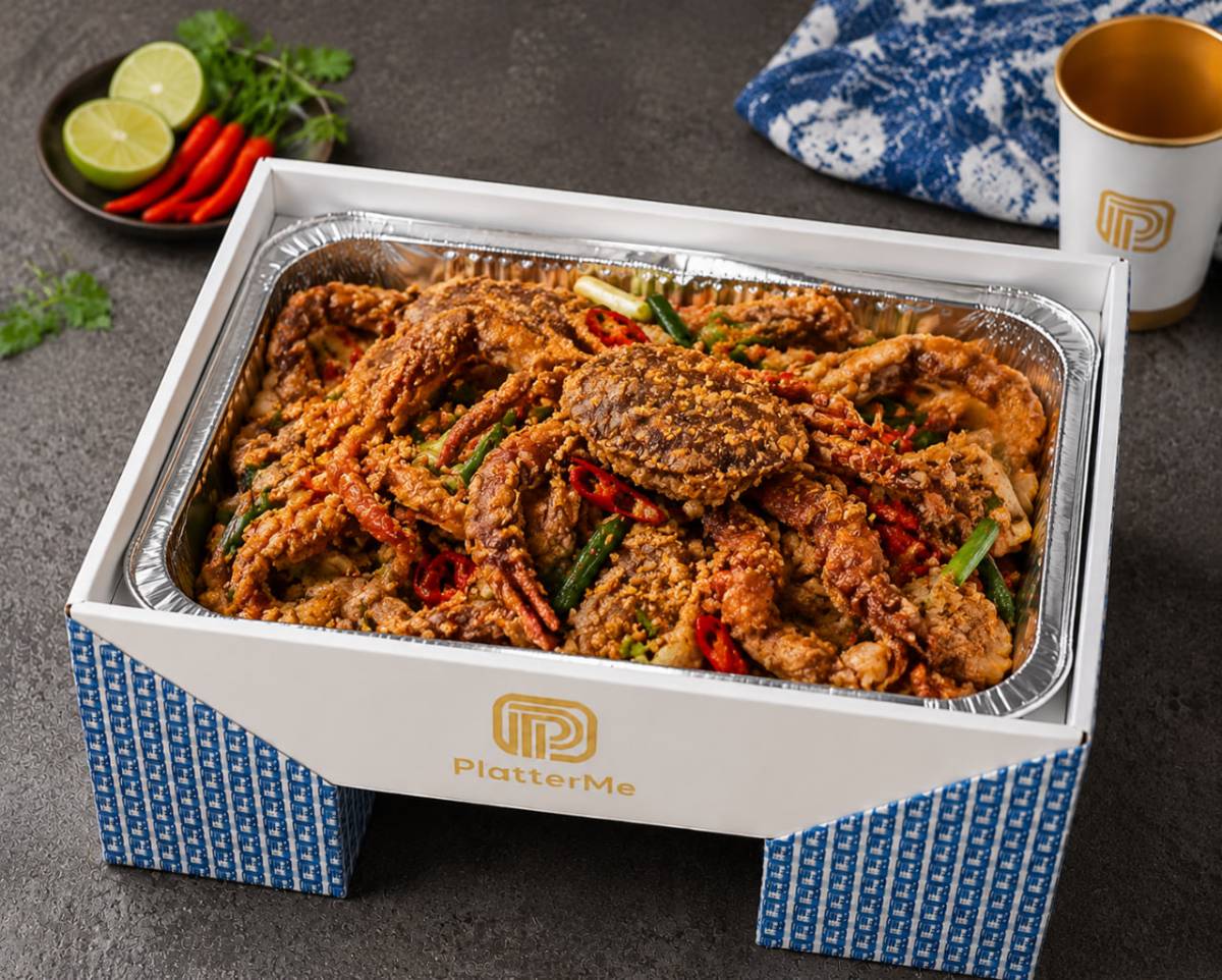 Salted soft-shell crab