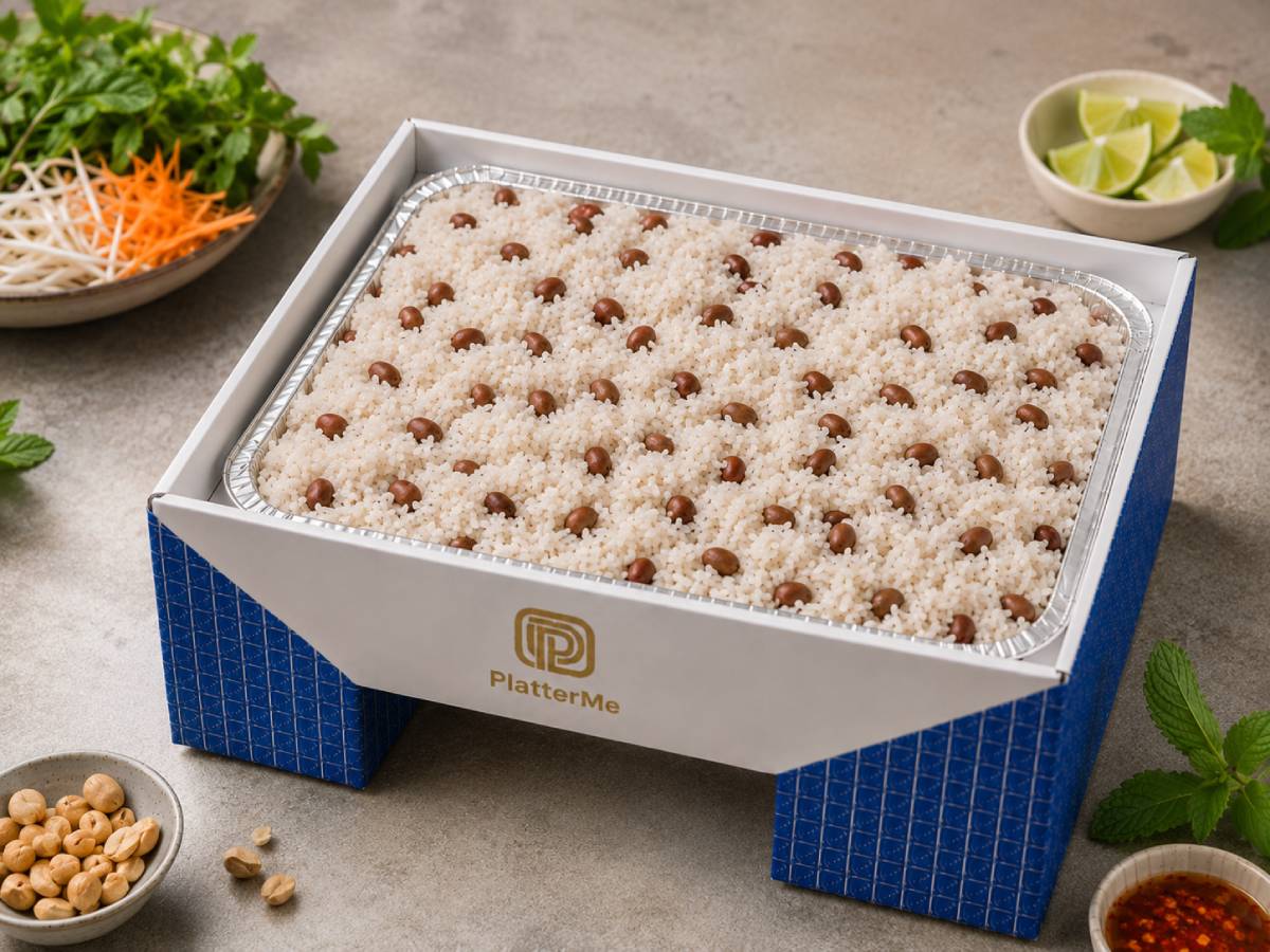 Sticky rice with beans